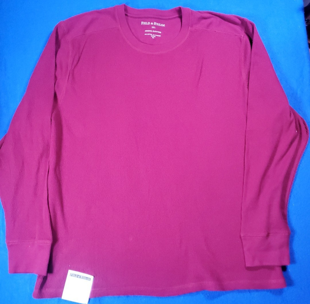 Field & Stream Thermal Thick long sleeve NEW Shirt Men's Size 2XL